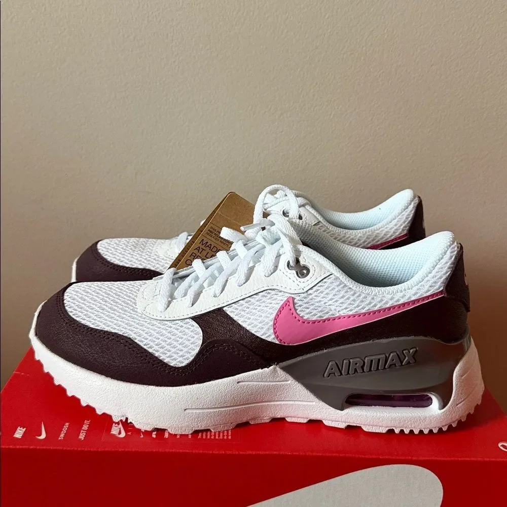 Nike Air Max SYSTM GS White Pink DQ0284-116 Size 6.5Y